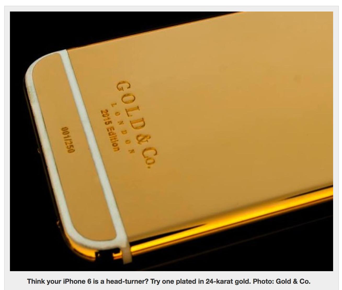 Золотой айфон 24 каратное золото
