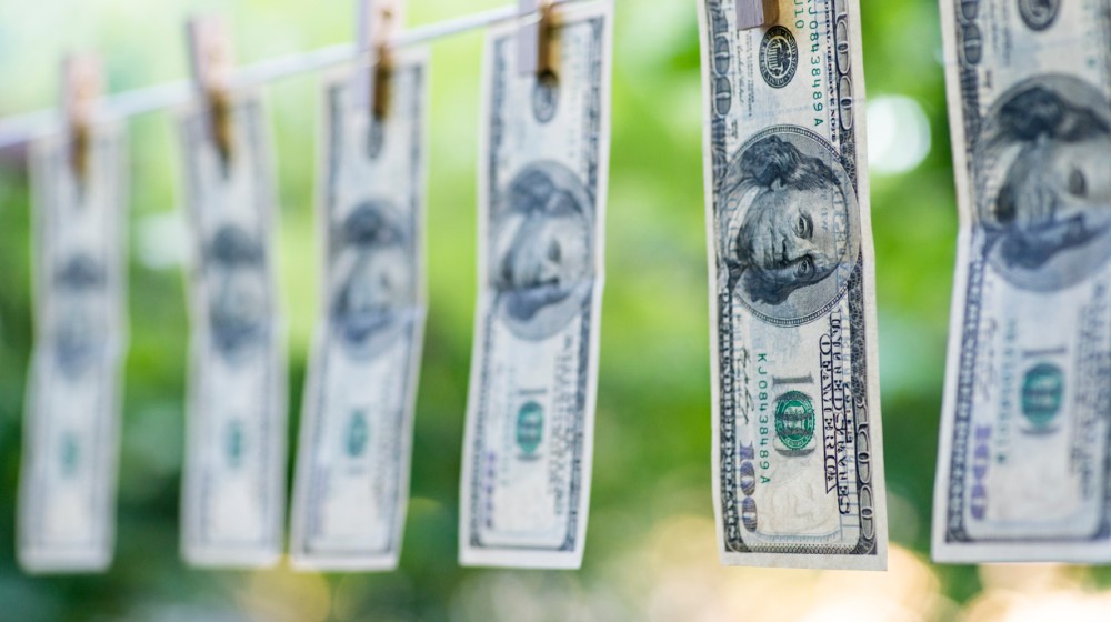 Money Laundering. Money Laundering US dollars hung out to dry-money laundering-ss-featured