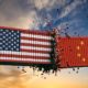 USA and China trade war. US of America and chinese flags crashed containers on sky-us china relations-ss-featured