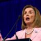 Speaker of the House Nancy Pelosi speaking at the Democratic National Convention Summer Meeting in San Francisco-Pelosi Says No Stimulus-ss-featured