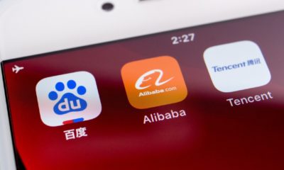 Chinas biggest tech giants on an iPhone Baidu Alibaba Tencent are the 3 Chinese top tech companies-Chinese Tech Stocks Drop-ss-featured