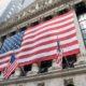Upward View Of The NYSE With American Flag Draped Over Front Of Building In The Financial District Of Lower Manhattan-Stock Market Doesnt Care-ss-featured