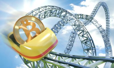 Bitcoin rollercoaster dynamic scene with coin getting speed in cart-Bitcoin’s Value Dropped-ss-featured