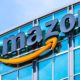 Amazon logo on the facade of one of their corporate office buildings located in Silicon Valley-New York Sues Amazon-ss-featured