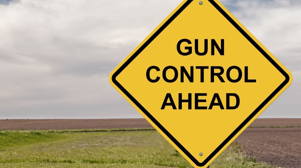 Caution Sign About Gun Control-Gun Bills-SS-Featured