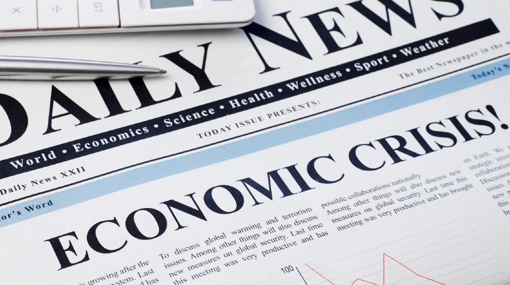 Economic crisis headline on newspaper-ss-featured