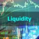 Liquidity - Abstract hand writing word to represent the meaning of financial word as concept. The word Liquidity is a part of Investment and Wealth management vocabulary in stock photo | liquid expectations