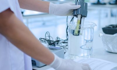 scientist used chemical solution and lab testing for water quality or ph meter in laboratory-Alkaline Water-ss-featured
