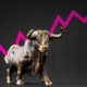 Bronze bull figurine in front of a graph with an arrow indicating uptrend in business and markets-S&P 500-ss-featured