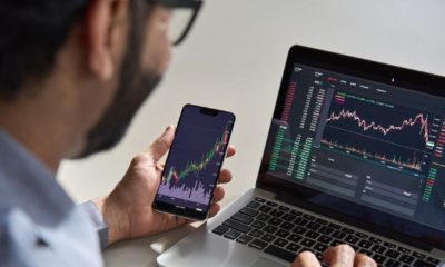Business man trader investor analyst using mobile phone app analytics for cryptocurrency financial market analysis | Detailed Insight of Online Trading | Featured
