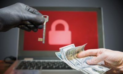 Computer security and extortion concept. Ransomware virus has encrypted data in laptop | Colonial Pipeline Hackers Received $5 Million Ransom | Featured
