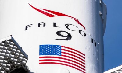 Falcon 9 rocket logo at SpaceX (Space Exploration Technologies Corp.) headquarters | SpaceX To Accept Dogecoin | Featured
