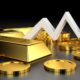 Gold price for website banner. 3D rendering of gold bars | Gold Prices Climb, Hit Three Month Record High | Featured