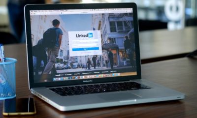 Apple Macbook pro with page social network service LinkedIn on the screen | Discover the LinkedIn App That Will Send Send Your Sales Through the Roof | featured