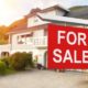 Beautiful urban house with for sale sign | US Home Sales Fall As Prices Reach Record High | featured