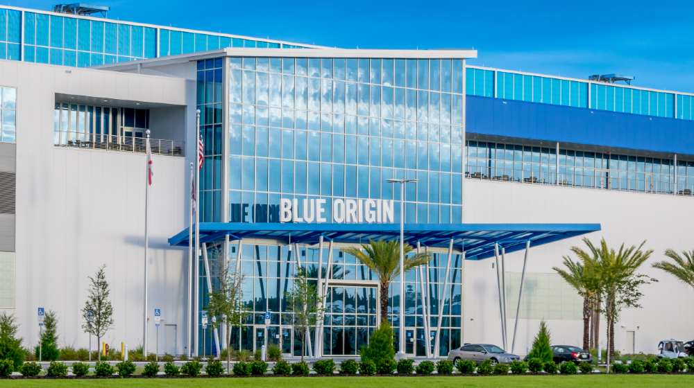 Blue Origin launch vehicle production facility was founded by Jeff Bezos and is located near the entrance to the Kennedy Space Center | After Amazon, Jeff Bezos Will Head Off To Outer Space | featured