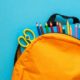 Back to school concept. Backpack with school supplies | America Braces For School Supplies Shortage | featured