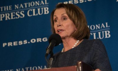 House Minority Leader Nancy Pelosi speaks to a press conference at the National Press Club | White House Rebukes Pelosi’s Call For Extended Eviction Ban | featured