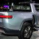 Rivian R1T Pickup truck is an all electric vehicle shown at the New York International Auto Show 2019 | Rivian Beats Tesla, GM and Ford, Releases First EV Pickup | featured