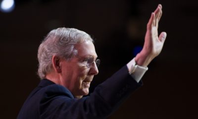 Senator Mitch McConnell (R-KY) speaks at the Conservative Political Action Conference | McConnell Says GOP Will Vote Against Debt Ceiling Raise | featured