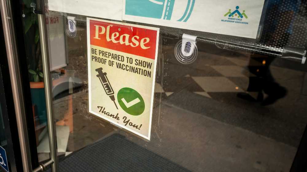 Businesses in Chelsea in New York display signs requiring proof of vaccination prior to entering | Workers Who Already Had COVID-19 Wants Mandate Exemption | featured