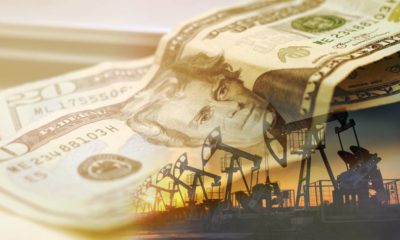 Oil pump on background of US dollar, Dollars and oil pumps | US Demand For Oil Surges, Reserves Getting Depleted | featured