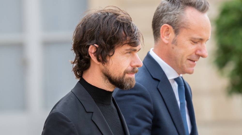 CEO of Twitter Jack Dorsey at Elysee Palace | Jack Dorsey Steps Down From Twitter, Will Focus On Square | featured