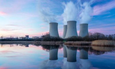 Nuclear power plant after sunset | Bill Gates’ TerraPower To Build Nuclear Plant In Wyoming | featured