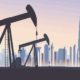 Oil well pumpjack with abstract skyline of Dubai on background | Schumer: Biden Must Tap US Oil Reserves To Lower Gas Prices | featured
