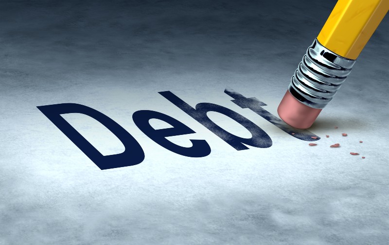 Erasing debt concept | Net Worth Worksheet