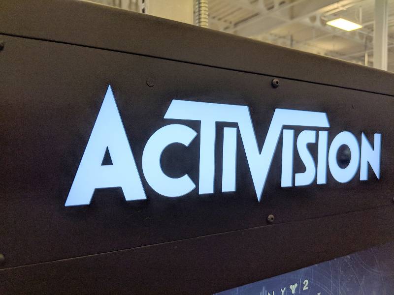 Activision Logo inside Best Buy store | Activision Blizzard