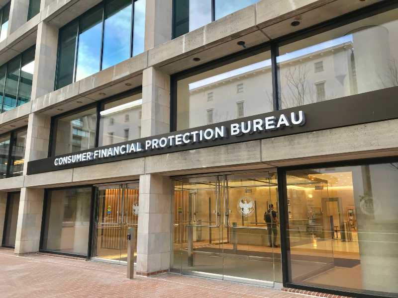 CFPB - CONSUMER FINANCIAL PROTECTION BUREAU sign | Credit Bureaus
