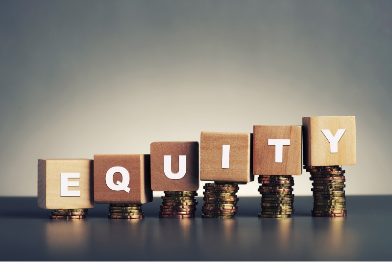 equity text written on wooden block | Equity Investments