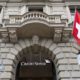Entrance of historic bank building of Swiss bank Credit Suisse at Parade Square at City of Zürich-Credit Suisse-SS-Featured
