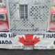 Freedom convoy 2022 transport truck protest | US Auto Plants Shut Down As Protesters Block Canada Border | featured