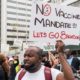 Municipal workers of the city march across Brooklyn bridge and rally at City Hall Park against vaccination mandate | GOP Senators Want Vote To Defund Biden’s COVID Mandates | featured