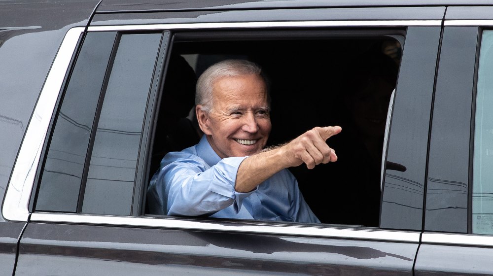 President-Joe-Biden-points-to-the-crowd-outside-of-his-first-2020-presidential-campaign-Joe-Biden-SS-Featured