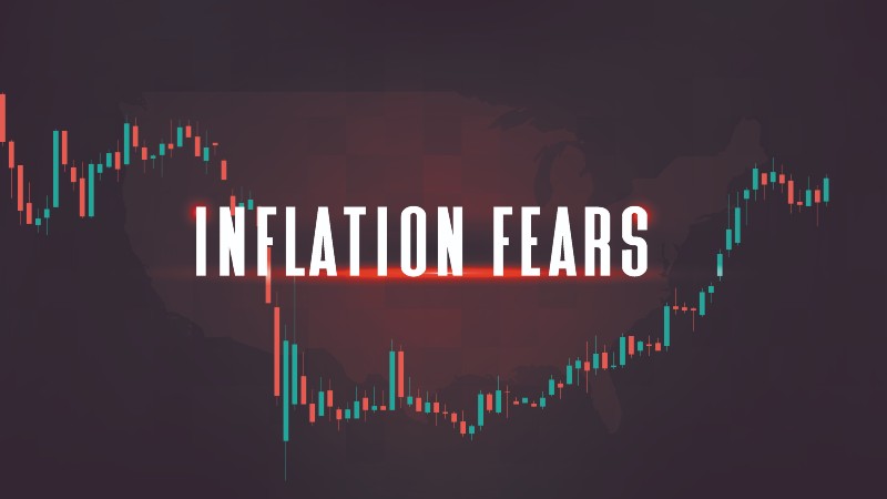 abstract background of stock market inflation fears and United States Government Bond | Corporations Blame Inflation for the Need to Raise Prices
