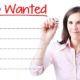 Business woman writing blank Help Wanted list | Surprise! Jobs Outnumber Unemployed Americans by 5 Million | featured