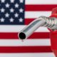 Gas dripping from fuel nozzle with American flag | GOP Governors Suspend The State Gas Tax As Congress Stalls | featured