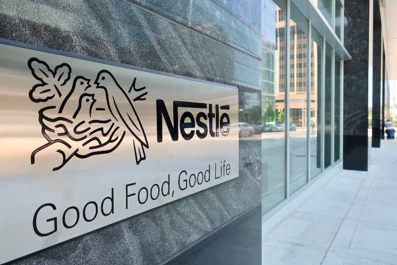 NESTLE USA - entrance to headquarters building with sign | Nestle Joins Global Boycott After Zelensky Calls Out Company