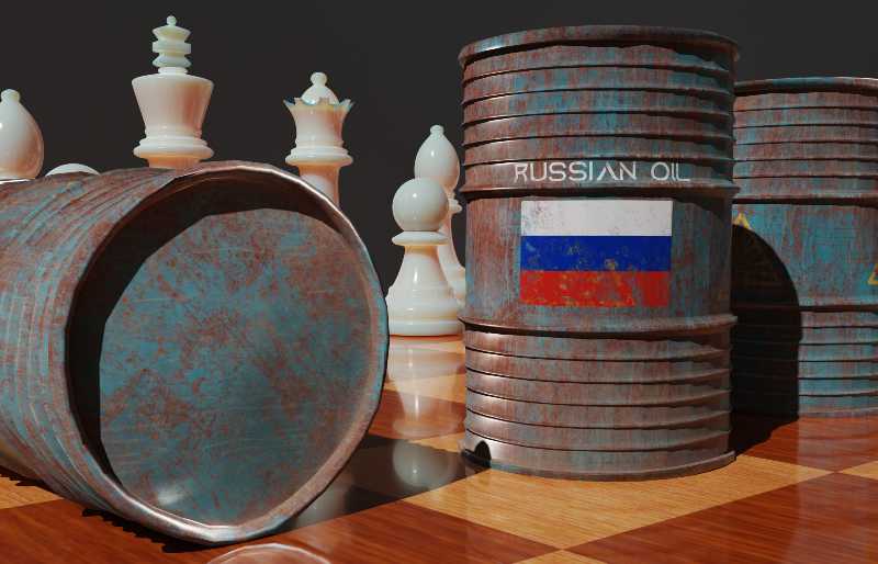 Russian oil, oil barrel background | Boycotting Russian Oil Can Lead to Prices of $300 per Barrel