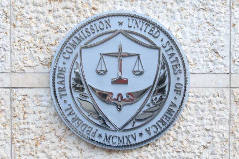 Seal of the Federal Trade Commission in downtown Washington | FTC Asks Court To Stop Intuit From Marketing TurboTax As Free Tax Software