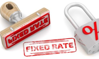 Fixed rate. The stamp and an imprint. Rubber stamp and red imprint FIXED RATE | 30-Yr Fixed Mortgage Rates Are Now At A Stunning 5.02% | featured