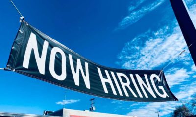 Now Hiring Banner Sign Outside Business Employee Interviews Advertisement | March JOLTS Report: 2 Openings for Every Jobless Workers | featured