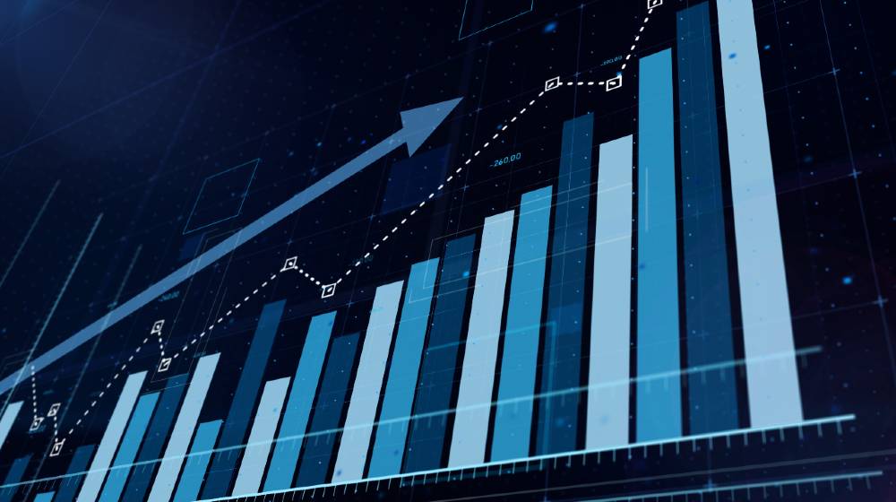 3D blue bar graph rising, sotck market informations | Why Have Stock Prices Gone Up So Much? | featured