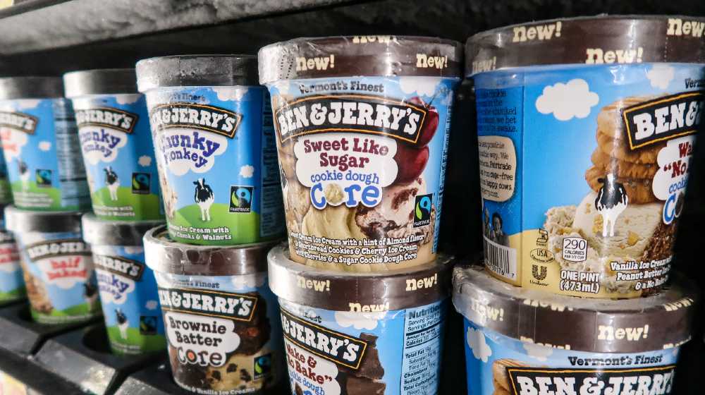 Ben & Jerry's Ice Cream on the Shelf of a Local Grocery Store | Ben & Jerry’s To End Sales in Israeli-Occupied Areas | featured