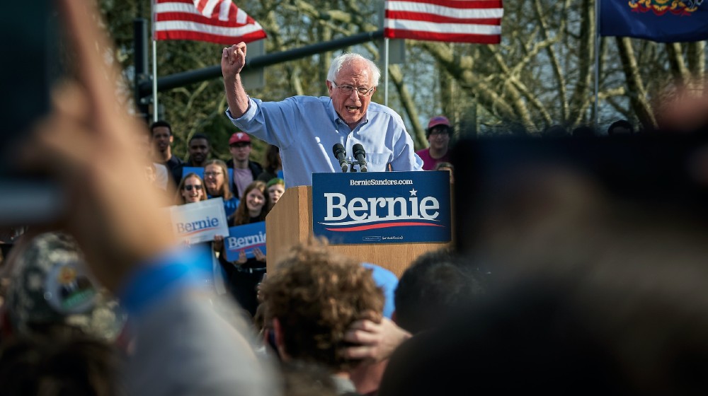 Bernie Sanders, Rally at Pittsburgh University, Sunday April 14 | Sanders Wants Wall Street To Pay For Free College | Featured