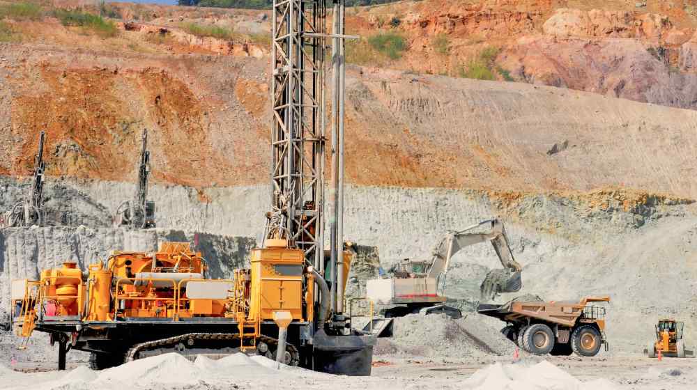 Drilling machine has drill for rock blasting with mining activities | Judge OKs Resumption Of Oil And Gas Leasing | featured