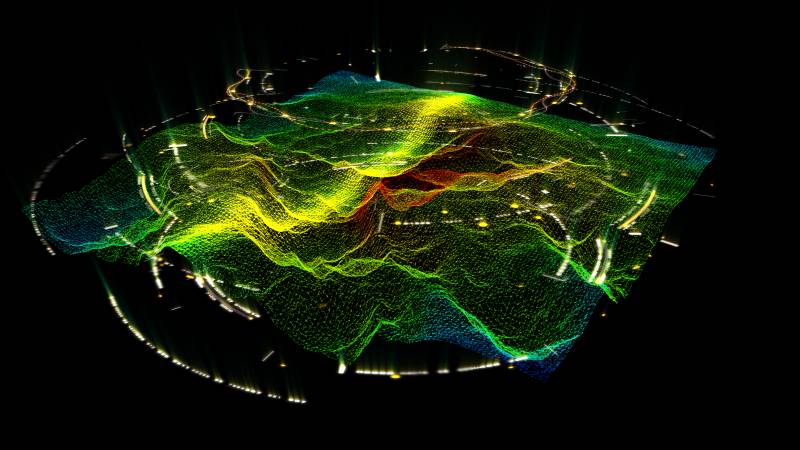 Holographic Terrain environment, geomorphology | Virtual Land